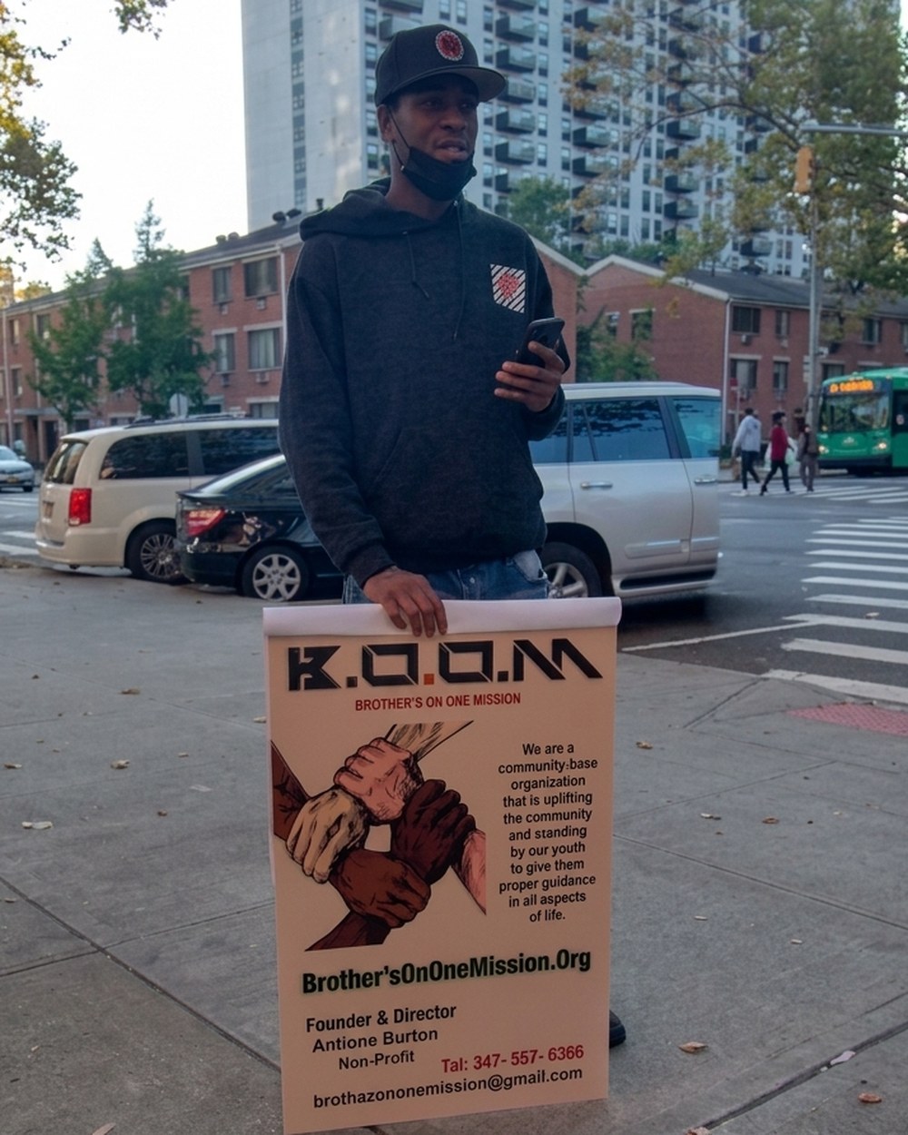 Kenneth Burton, founder and director of B.O.O.M.